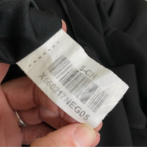 Reina Diaz Deep V-Neck Bishop Sleeve Black Pantsuit Jumpsuit - Picture 9 of 10